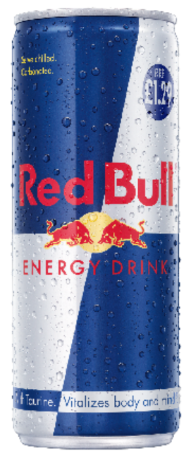 Energy Drinks Red Bull Original PM 1.29 250ml 24