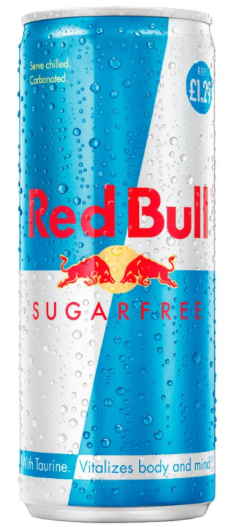 Energy Drinks Red Bull Original Sugar Free PM 1.29 250ml 24