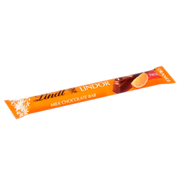 Chocolates Lindt Lindor Bar Orange NPM 38g 24