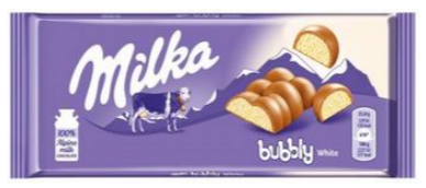 Chocolates Milka Bubbly White NPM - 15