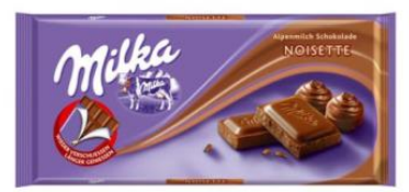 Chocolates Milka Noisette NPM 100g 21