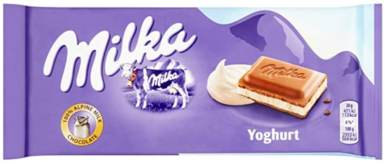 Chocolates Milka Yoghurt NPM 100g 21