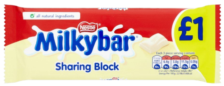 Chocolates MilkyBar Blocks PM 1.00 - 12