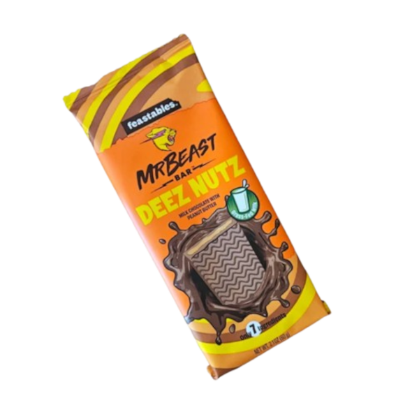 Chocolates Mr Beast Bar Deez Nutz NPM 60g 10