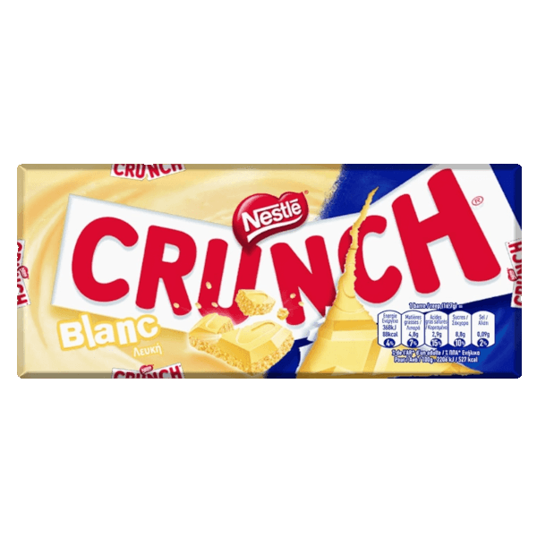 Chocolates Nestle Crunch White NPM 100g 20