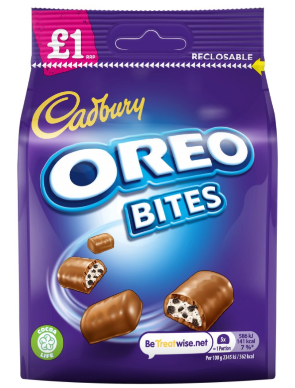 Chocolates Oreo Bites PM 1.00 95g 10