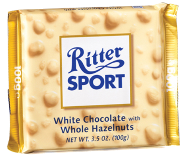 Chocolates Ritter Sport White Hazelnut NPM 100g 5