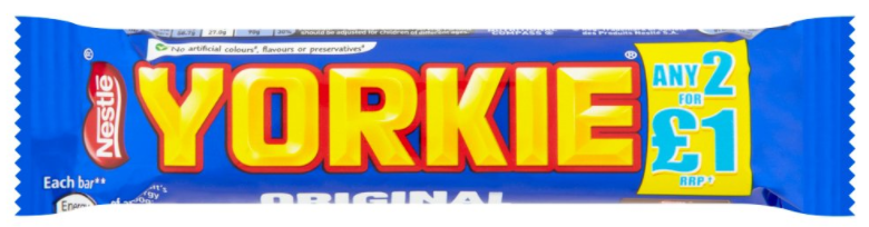 Chocolates Yorkie Milk PM 2 For 1.00 - 36