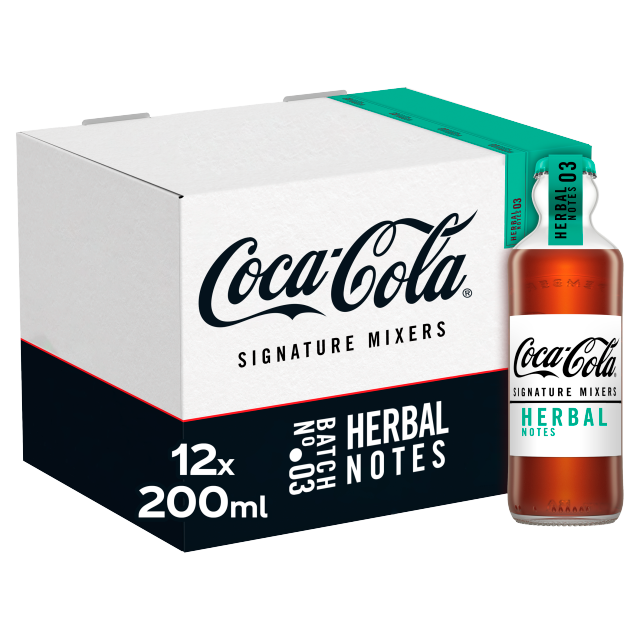 Coca-Cola Signature Mixers Herbal 200ml x12 (Glass)