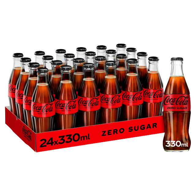 Coca-Cola ZERO Sugar 200ml x 24 (Glass)