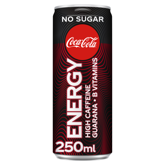 Coke Energy Bold No Sugar 250ml x 12 (Can)