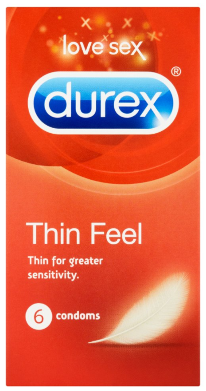 Contraceptives Durex Thin Feel-Red  NPM - 6