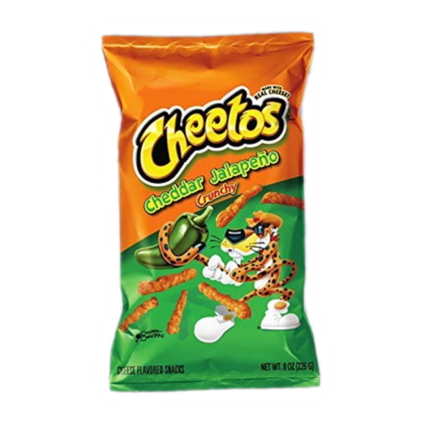 Crisps Cheetos Cheddar & Jalapeno NPM 226g 10