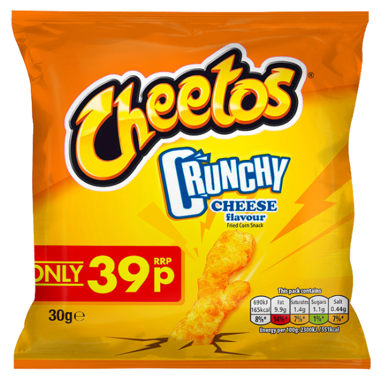 Crisps Cheetos Crunchy Cheese PM 0.39 - 30