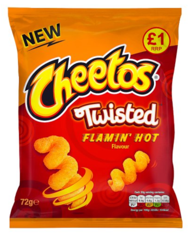 Crisps Cheetos Twisted Flamin Hot PM 1.00 - 15