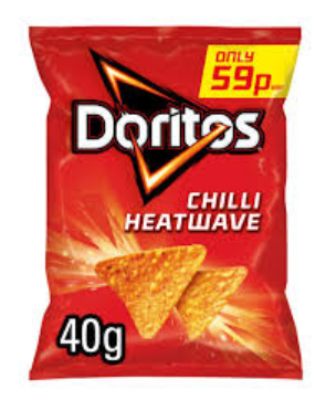 Crisps Doritos Chilli Heatwave PM 0.59 40g 32