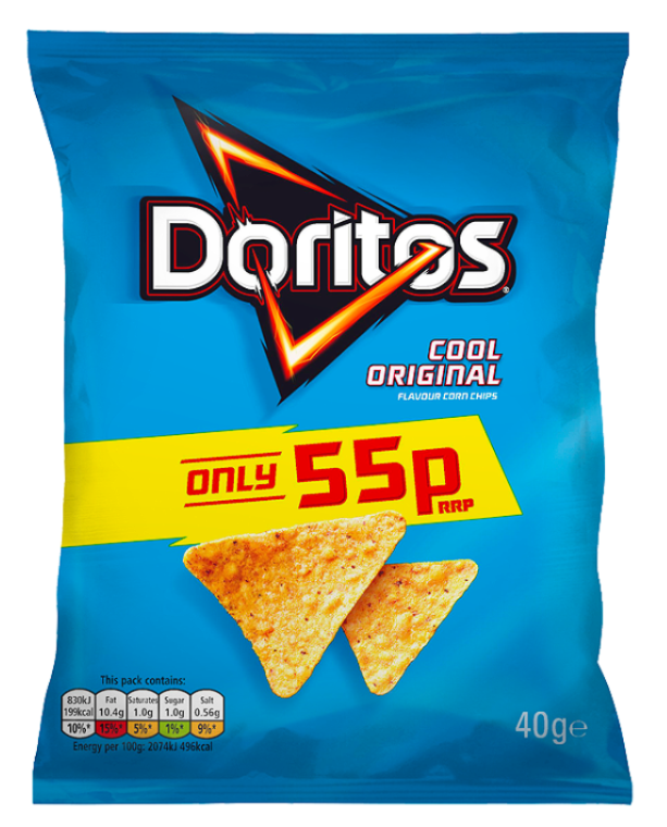 Crisps Doritos Cool Original PM 0.55 40g 32