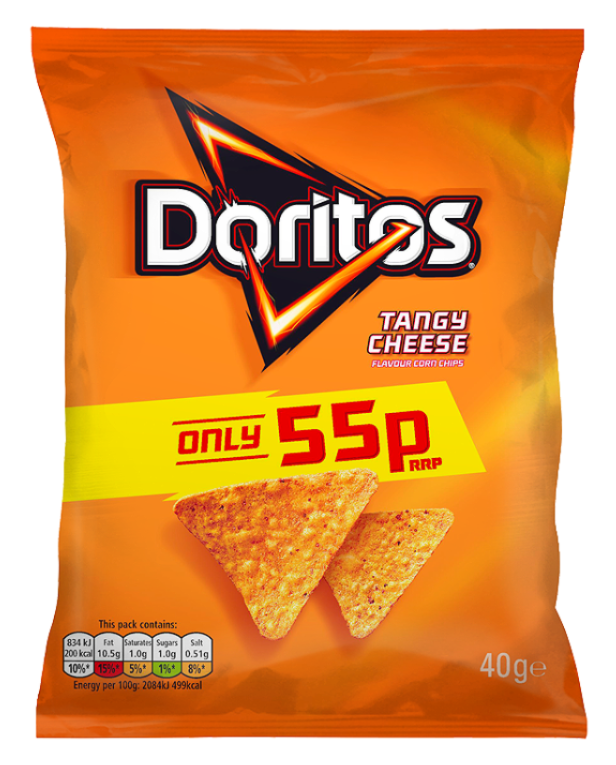 Crisps Doritos Tangy Cheese PM 0.55 40g 32