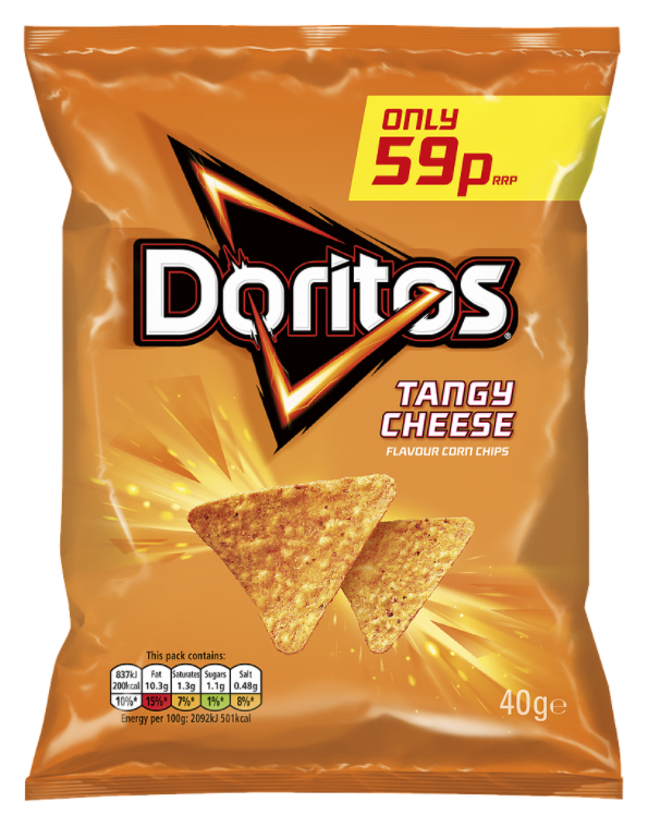 Crisps Doritos Tangy Cheese PM 0.59 40g 32