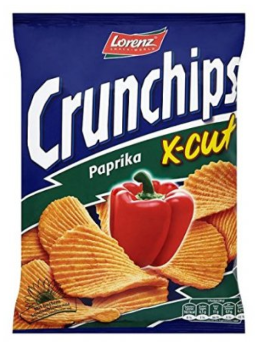 Crisps Lorenz Crunchips X Cut Paprika NPM 150g 8