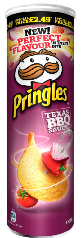 Crisps Pringles BBQ PM 2.49 200g 6