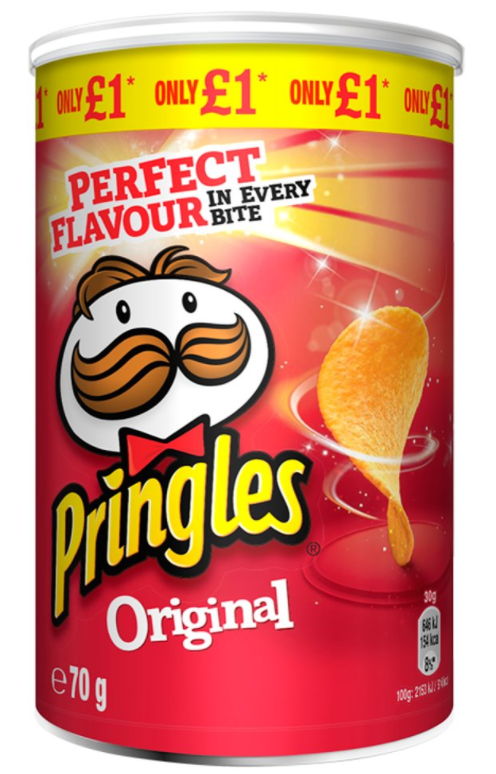 Crisps Pringles Original PM 1.00 70g 12