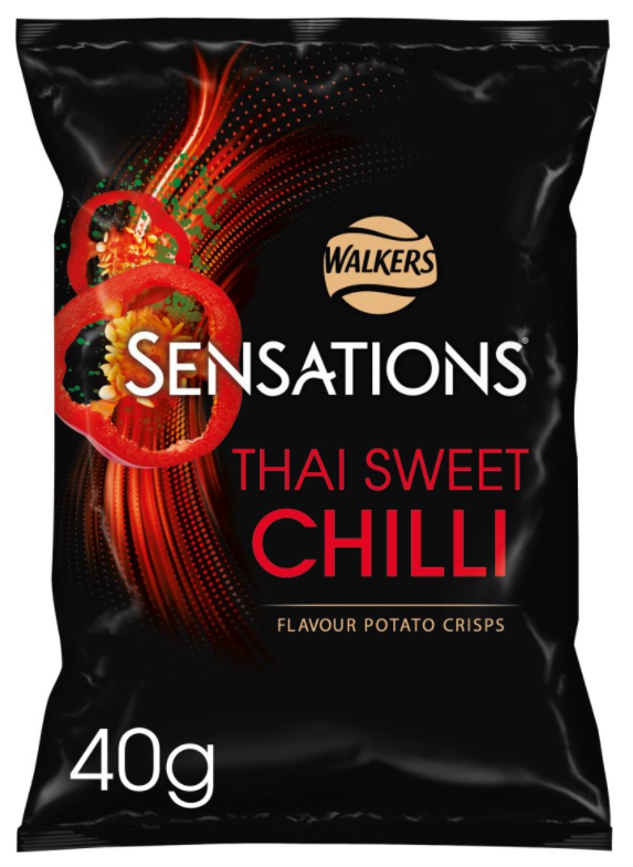 Crisps Sensations Thai Chilli NPM 40g 32