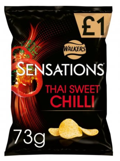 Crisps Sensations Thai Chilli PM 1.00 73g 15