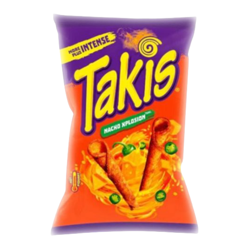 Crisps Takis Nachos Xplosion Corn Chips NPM 190g 12