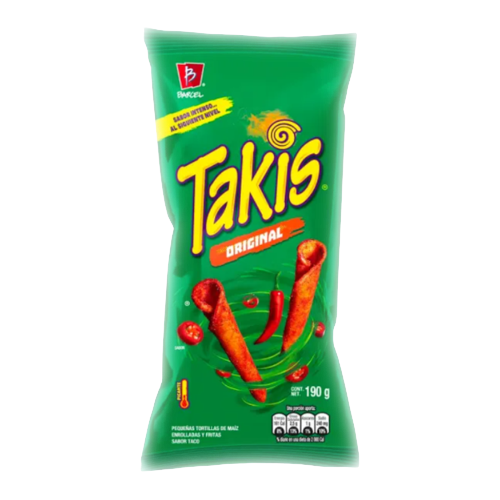 Crisps Takis Original Corn Chips NPM 190g 12