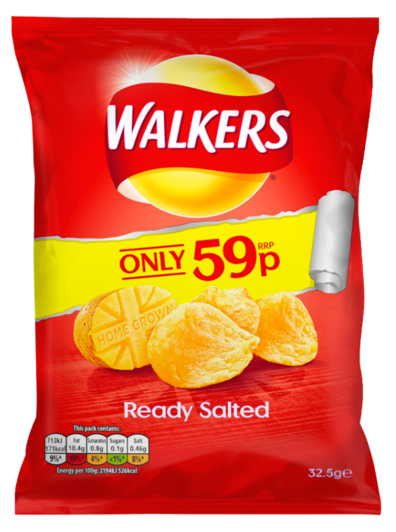 Crisps Walkers Ready Salted PM 0.59 - 32