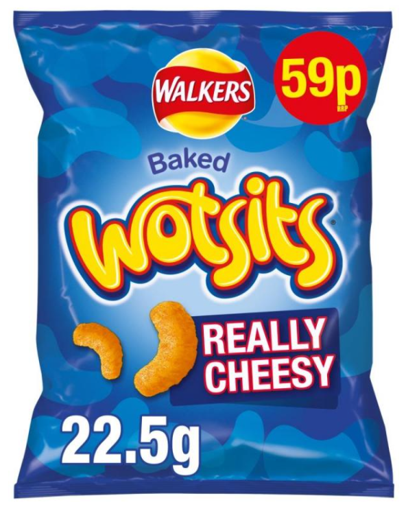 Crisps Walkers Wotsits Cheese PM 0.59 32g 32