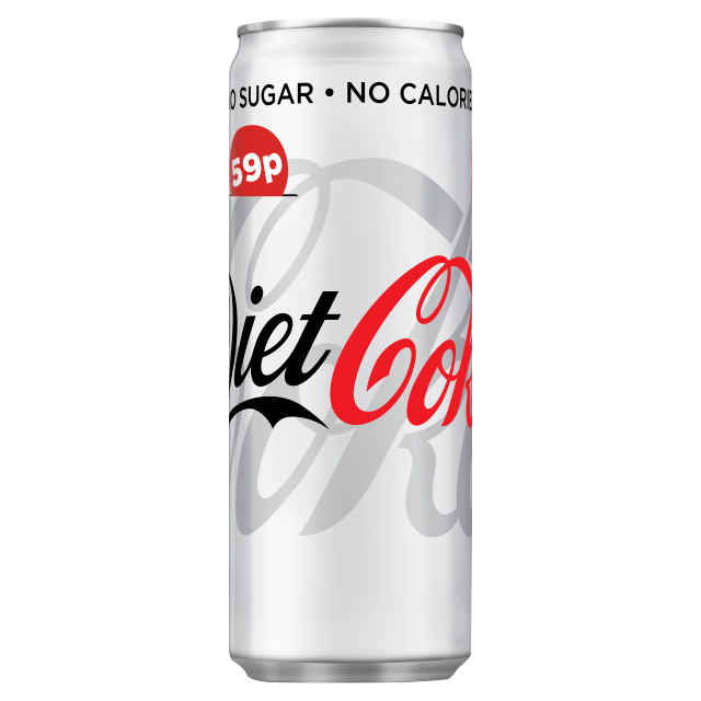 Diet Coke 250ml x 24 PMP 59p (Can)