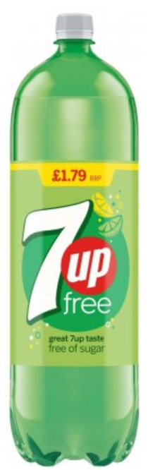 Drinks 7Up Original Sugar Free PM 1.79 2L 6