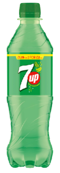 Drinks 7up Original  PM 1.19-2 For 2.00 500ml 12