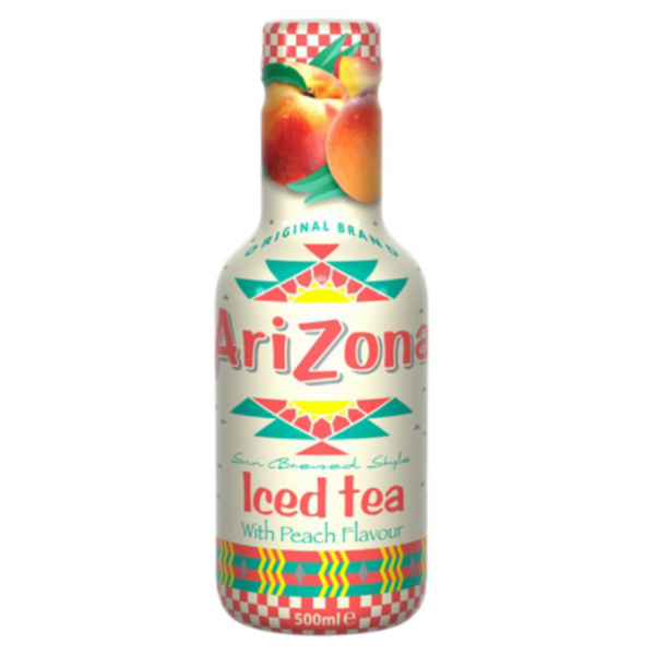 Drinks Arizona Iced Tea Peach NPM 500ml 6