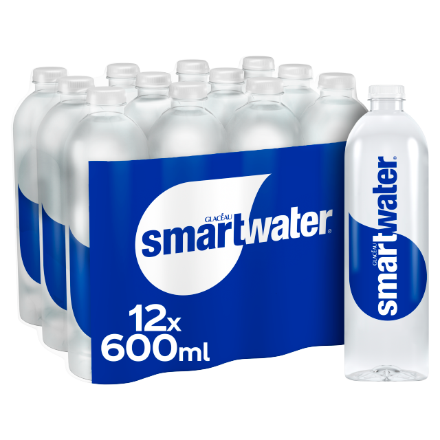 Glaceau Smartwater 600ml x 12 (Bottle)