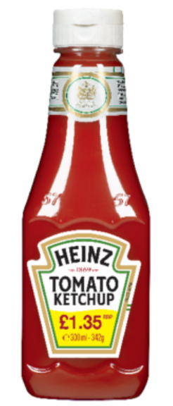 Groceries Grocery Heinz Tomato Ketchup PM 1.35 342g 10
