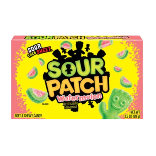 Sweets & Candy Sour Patch Kids Watermelon Theatre NPM 3.5oz/99gm 12