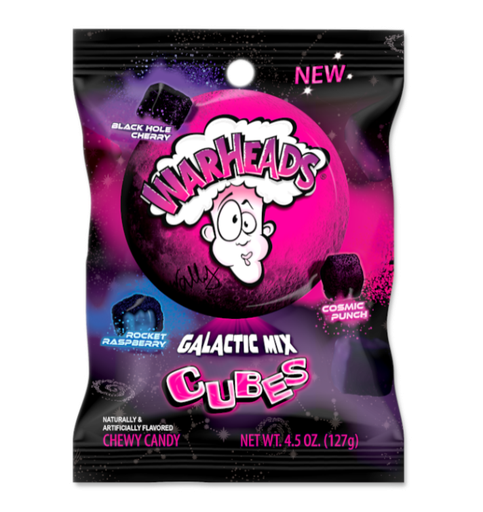 [Swee-All-SE-8366] Sweets & Candy Warheads Galactic Cubes NPM 127g 12