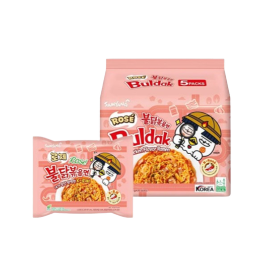 Noodles Samyang Buldak Rose NPM 140g 5s 8