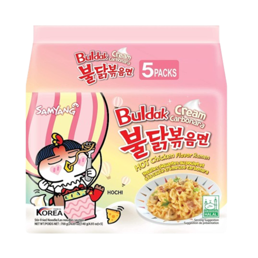 Noodles Samyang Buldak Cream Carbonara NPM 130g 5s 8