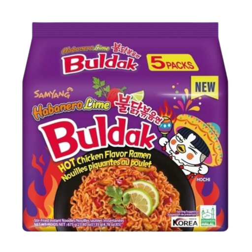 Noodles Samyang Buldak Habanero Lime NPM 130g 5s 8