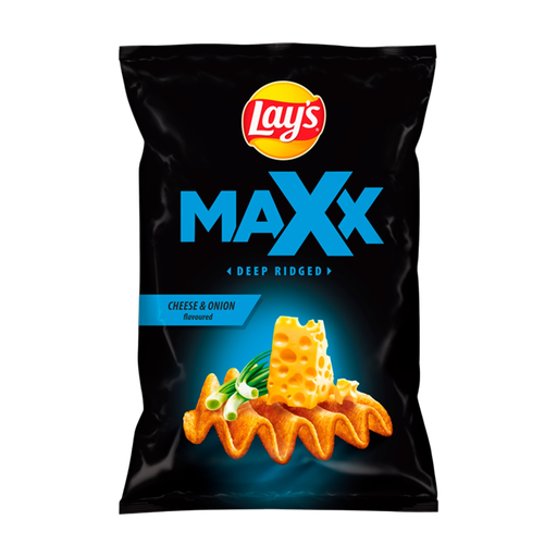 [Cris-All-SE-5310] Crisps Lays Maxx Cheese & Onion Taste NPM 120g 24