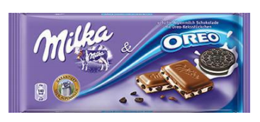 [Choc-All-SE-4800] Chocolates Milka Oreo Brownie NPM 100g 22