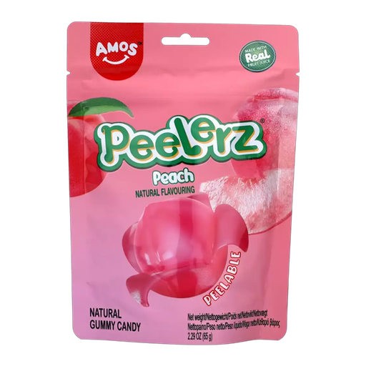 [Swee-All-SE-8786] Sweets & Candy Amos Peelerz Peach NPM 65g 12