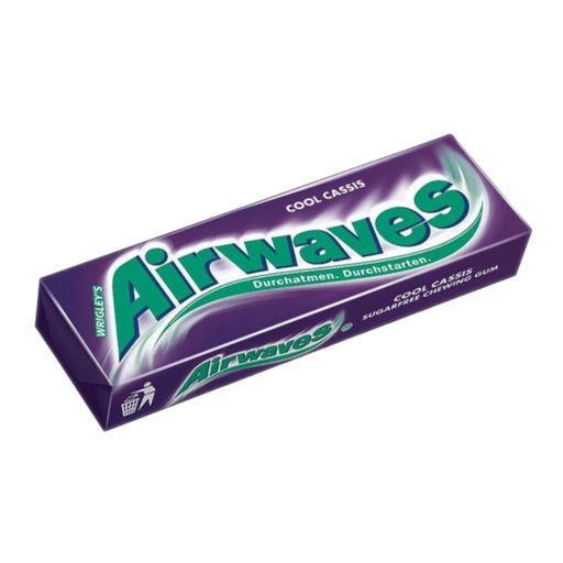 [Chew-All-SE-4480] Chewing Gums Airwaves Cool Cassis NPM 10s 30
