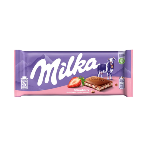 [Choc-All-SE-4556] Chocolates Milka Strawberry NPM 100g 22