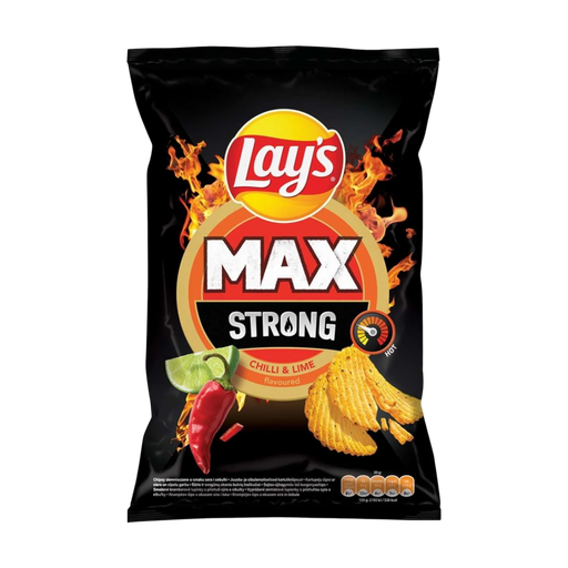 [Cris-All-SE-5324] Crisps Lays Strong Chilli Lime NPM 120g 24