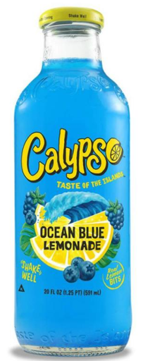 [Drin-All-SE-5701] Drinks Calypso Ocean Blue Lemonade NPM 16oz 12